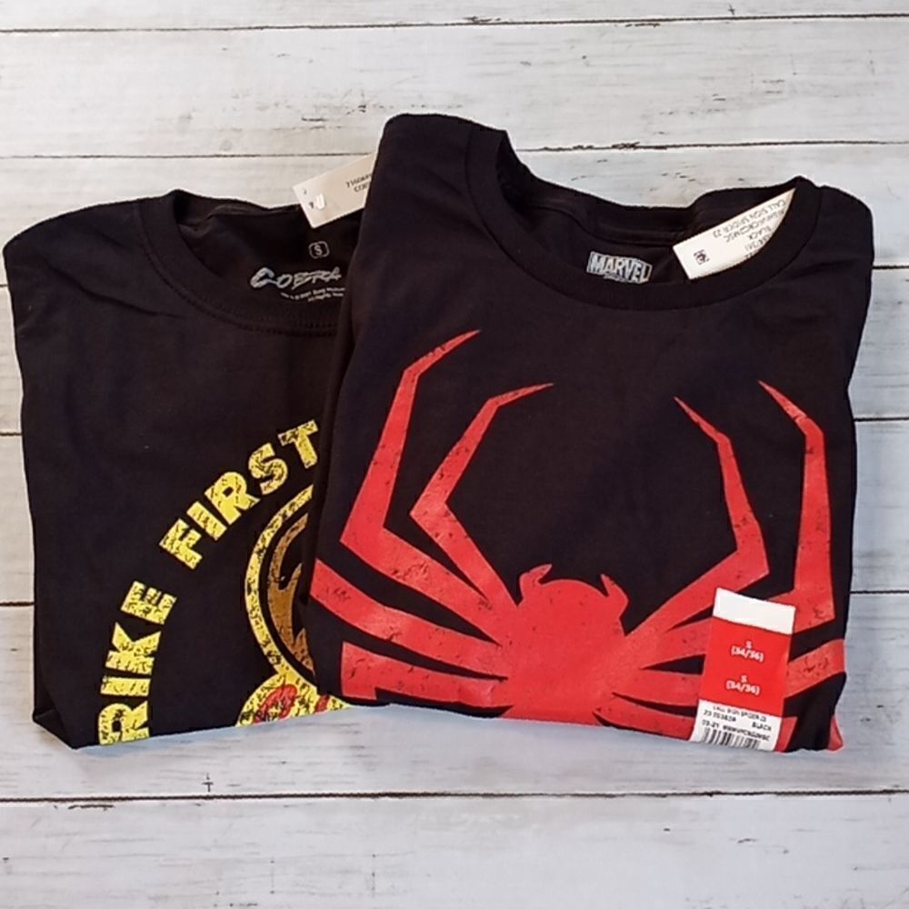 Men's Graphic T-Shirts 2-Pack Size S